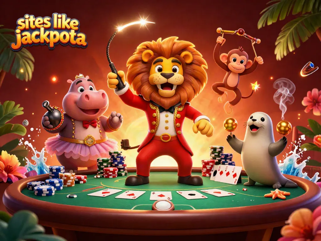 Experience thrilling gameplay at sites like jackpota with vibrant characters and casino action.