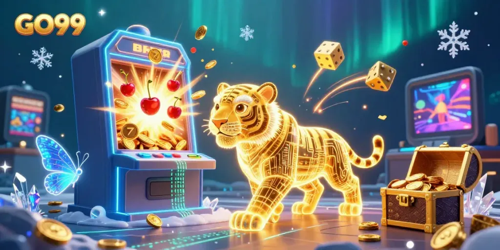 Experience excitement in GO99's vibrant casino world with brilliant characters and jackpot action.