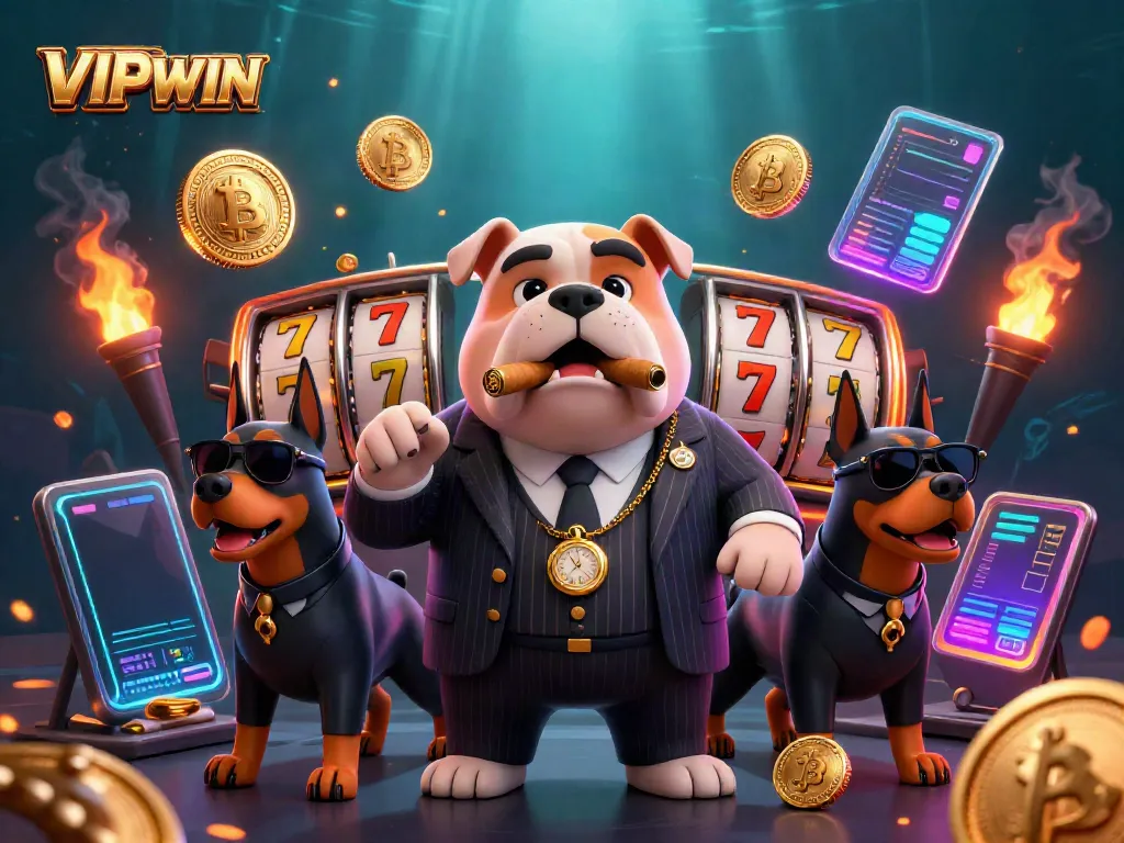 Experience thrilling action at VIPWIN, where players engage with slot games and crypto elements in a dynamic casino setting.