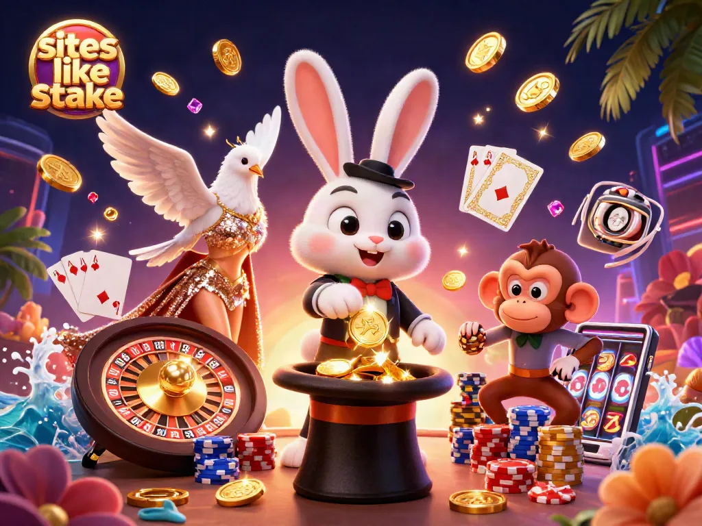 Engage in vibrant gameplay at sites like stake with magical characters and casino elements.