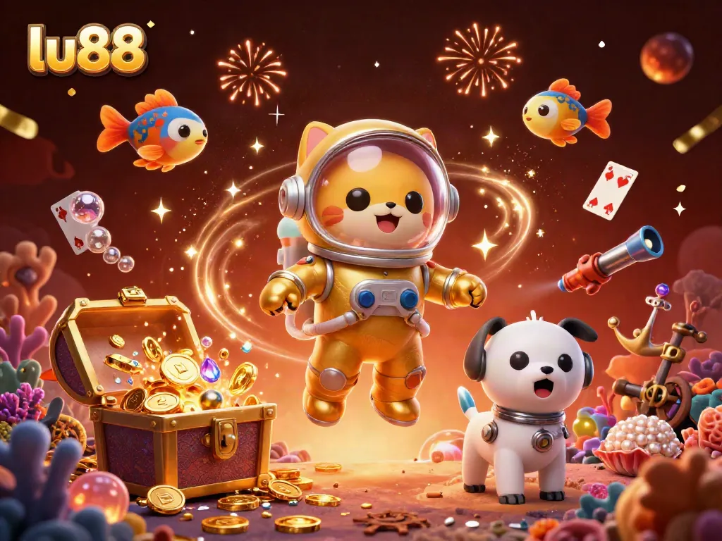 Experience dynamic gameplay at lu88 with exciting casino adventures alongside playful characters.