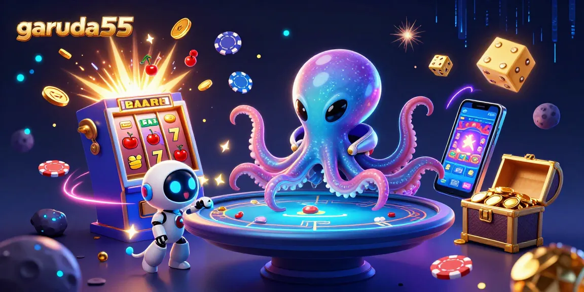 Garuda55 menghadirkan pengalaman bermain slot dan poker yang menegangkan dengan alien sebagai dealer.