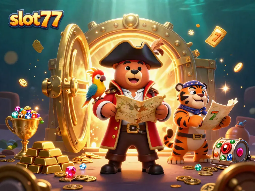 Menangkan jackpot slot777 dalam ilustrasi kasino yang menarik ini.