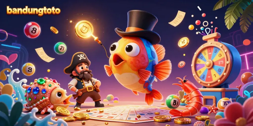 Engage with bandungtoto's exciting lottery scene featuring vibrant characters and dynamic game elements.