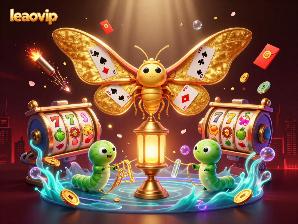 Experience thrilling gameplay with leaovip featuring vibrant casino elements and 3D characters.