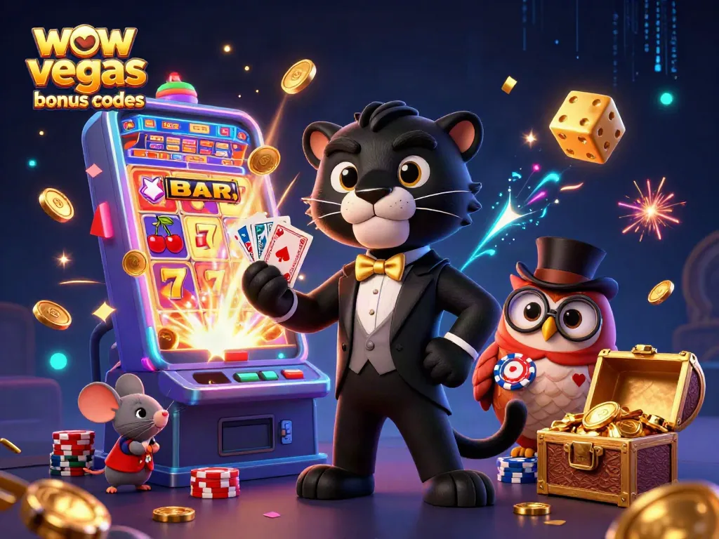 Experience exciting gameplay with WOW Vegas bonus codes for free coins and big wins!