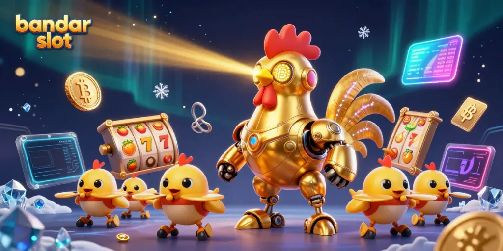Menggali strategi bandar slot dengan tema robot dan simbol permainan yang menarik.